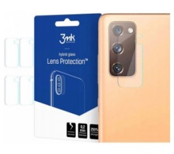 Slika 2 izdelka: 3MK Hibridno steklo za kamero za Samsung Galaxy S20 FE G781 (4 kos)