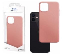 Slika 2 izdelka: 3MK Liquid silikonski ovitek za iPhone 13 6.1 - mat roza