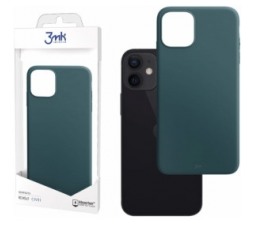 Slika 2 izdelka: 3MK Liquid silikonski ovitek za iPhone 13 6.1 - mat temno zelen