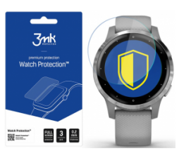 Slika 2 izdelka: 3MK ZAŠČITNA FOLIJA za športno uro Garmin VivoActive 4S (3 kos)