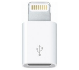 Slika 2 izdelka: ADAPTER iPhone lightning na MicroUSB - bel