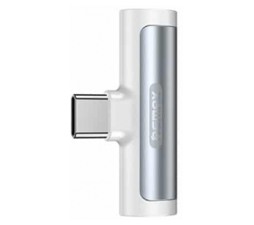 Slika izdelka: Adapter REMAX USB Type-C v USB Type-C + audio, RL-LA03a (bel)