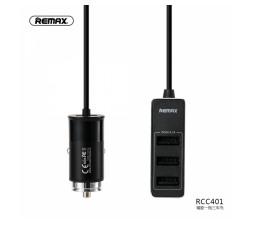 Slika 2 izdelka: Avto polnilec REMAX Rhea Series 4USB RCC401 črn