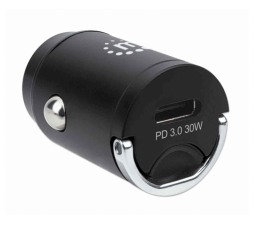 Slika 2 izdelka: Avtopolnilec USB C 30 W mini MANHATTAN, 1xUSB C (PD 3.0), črne barve