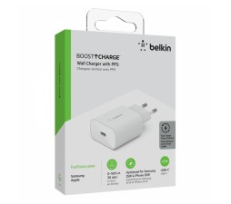 Slika 2 izdelka: BELKIN 220v USB-C POLNILEC 25W