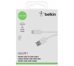 Slika 2 izdelka: Belkin Micro USB ChargeSync kabel bel 2m