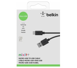 Slika 2 izdelka: Belkin Micro USB ChargeSync kabel črn 2m