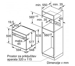 Slika 2 izdelka: Bosch Pečica - HBG675BB1