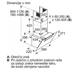 Slika 2 izdelka: Bosch poševna napa - DWK67EM60