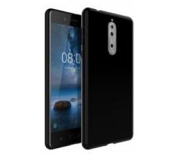 Slika 2 izdelka: Candy tanek silikonski ovitek (0,3) za Nokia 5 - črn