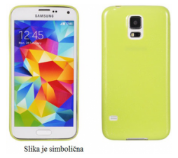 Slika 2 izdelka: Candy tanek silikonski ovitek (0,3) za Samsung Galaxy A3 2017 A320 - limeta