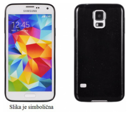 Slika 2 izdelka: Candy tanek silikonski ovitek (0,3) za Samsung Galaxy A3 2017 A320 - črn