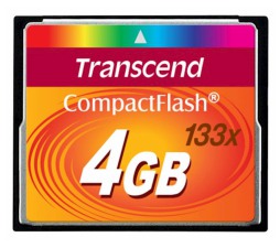 Slika izdelka: CF TRANSCEND 4GB 133X, 50/20MB/s, MLC