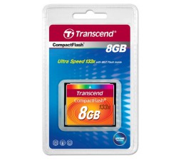 Slika 2 izdelka: CF TRANSCEND 8GB 133X, 50/20MB/s, MLC