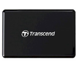Slika izdelka: Čitalec kartic Transcend RDF9 črn, USB A 3.1 --> SD, microSD, CompactFlash (UHS-II)