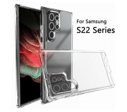 Slika izdelka: Clear Case 1,8 mm silikonski ovitek za Samsung Galaxy S22 Ultra 5G - prozoren