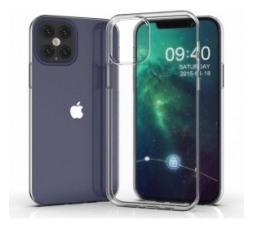 Slika 2 izdelka: Clear Case 1,8 mm silikonski ovitek za iPhone 12 Pro / iPhone 12 - prozoren