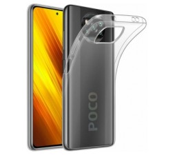 Slika 2 izdelka: Clear Case 1,8 mm silikonski ovitek za Xiaomi Poco X3  - prozoren