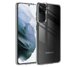 Slika 2 izdelka: Clear Case 1,8 mm silikonski ovitek za Samsung Galaxy S21 FE G990 - prozoren