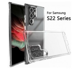 Slika 2 izdelka: Clear Case 1,8 mm silikonski ovitek za Samsung Galaxy S22 Ultra 5G - prozoren