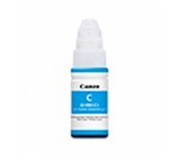 Slika izdelka: ČRNILO CANON CYAN STEKLENIČKA GI-490C ZA G1400, G2400, G3400, G4400 ZA 7.000 STRANI, 70m