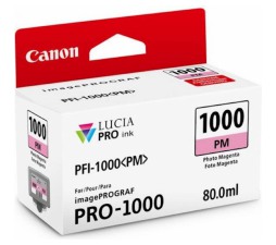 Slika izdelka: ČRNILO CANON PFI-1000 PHOTO MAGENTA ZA IMAGEPROGRAF PRO-1000, 80 ml