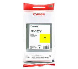Slika izdelka: ČRNILO CANON PFI-107Y RUMENO ZA IPF670/670/770/780/785 130ml
