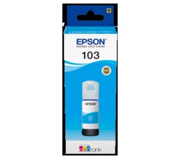 Slika izdelka: ČRNILO EPSON CYAN 103 STEKLENIČKA ZA L1xxx, L3xxx, L5xxx serije tiskalnikov