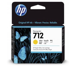 Slika izdelka: ČRNILO HP RUMENO 712 ZA DESIGNJET STUDIO/STEEL/T230/T630/T650 29ml