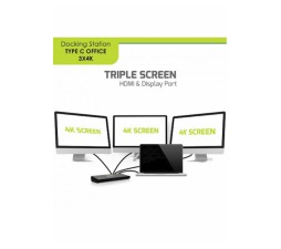 Slika 2 izdelka: Docking Station PORT Type C, office 3x4K