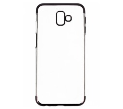 Slika izdelka: Elegance ultra tanek silikonski ovitek za Samsung Galaxy A20e A202 - prozoren s črnim robom