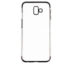 Slika 2 izdelka: Elegance ultra tanek silikonski ovitek za Samsung Galaxy A20e A202 - prozoren s črnim robom