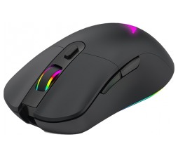 Slika 2 izdelka: Gaming miška BYTEZONE Morpheus brezžična-žična / RGB (16,8M barv) / max DPI 10K / optična / mat UV premaz (črna)
