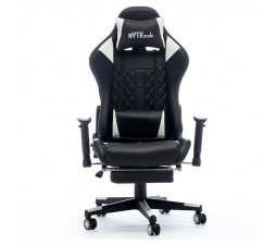 Slika 2 izdelka: Gaming stol Bytezone CARBON, masažna blazina / Bluetooth zvočniki (črn)