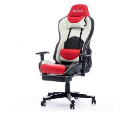 Slika 2 izdelka: Gaming stol Bytezone DOLCE, masažna blazina (črno-rdeč)
