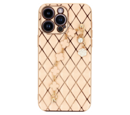 Slika 2 izdelka: Glamur silikonski ovitek z zapestnico za iPhone 7 / 8 / SE 2 - roza