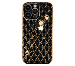 Slika 2 izdelka: Glamur silikonski ovitek z zapestnico za Samsung Galaxy A52 A525 LTE /A52 A526 5G / A52s A527 - črn