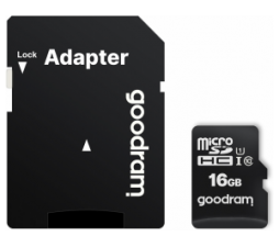 Slika 2 izdelka: Goodram SPOMINSKA KARTICA 16GB micro SD 2v1 100MB/s