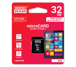Slika izdelka: Goodram SPOMINSKA KARTICA 32GB micro SD 2v1 60MB/s