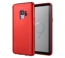 Slika izdelka: Goospery i-Jelly Metal tanek silikonski ovitek za Samsung Galaxy S9 Plus G965 - rdeč