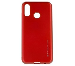 Slika 2 izdelka: Goospery i-Jelly Metal tanek silikonski ovitek za Huawei P Smart Z / Y9 Prime 2019 - rdeč
