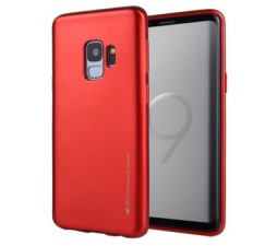 Slika 2 izdelka: Goospery i-Jelly Metal tanek silikonski ovitek za Samsung Galaxy S9 Plus G965 - rdeč