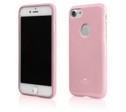 Slika 2 izdelka: Goospery Jelly tanek silikonski ovitek za iPhone 7 / 8 - pink