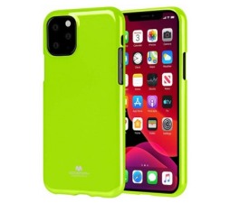 Slika 2 izdelka: Goospery Jelly tanek silikonski ovitek (0,3) za iPhone 11 - zelen