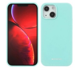 Slika 2 izdelka: Goospery Soft Feeling silikonski ovitek za iPhone 13 Pro - mint