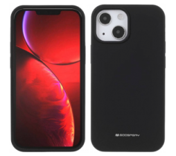 Slika 2 izdelka: Goospery Soft Feeling silikonski ovitek za iPhone 14 - črn