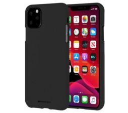 Slika 2 izdelka: Goospery soft feeling silikonski ovitek za iPhone 11 Pro Max - črn