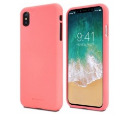 Slika 2 izdelka: Goospery soft feeling silikonski ovitek za Huawei P40 Lite - roza