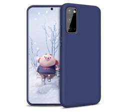 Slika 2 izdelka: Goospery soft feeling silikonski ovitek za Samsung Galaxy A71 A715 - temno moder