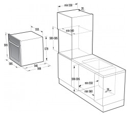 Slika 2 izdelka: Gorenje Vgradna kombinirana parna pečica - BCS747S34X